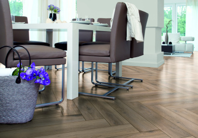 Ламинат Kronotex Herringbone / Хэринбоун D 3766 Metz Eiche / Мец Эйхе